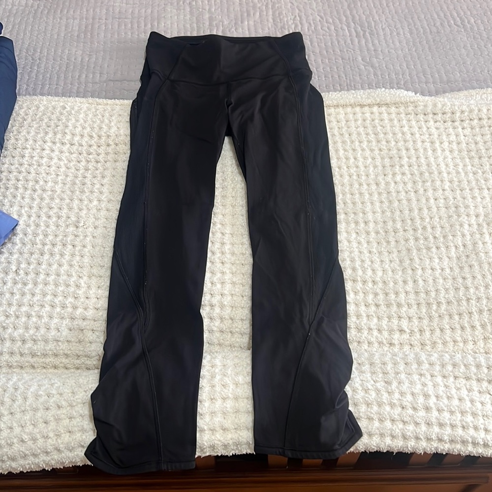 Size small lululemon black leggings high waisted